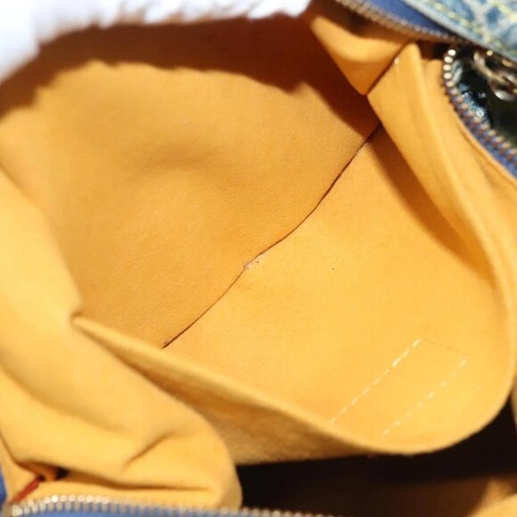 LOUIS VUITTON Monogram Denim Buggy GM Shoulder Bag Blue - Picture 12 of 16